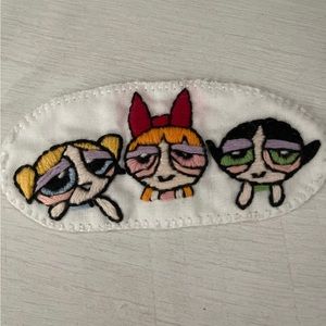 Power PUFF girls. Sew on patch. Hand stitched